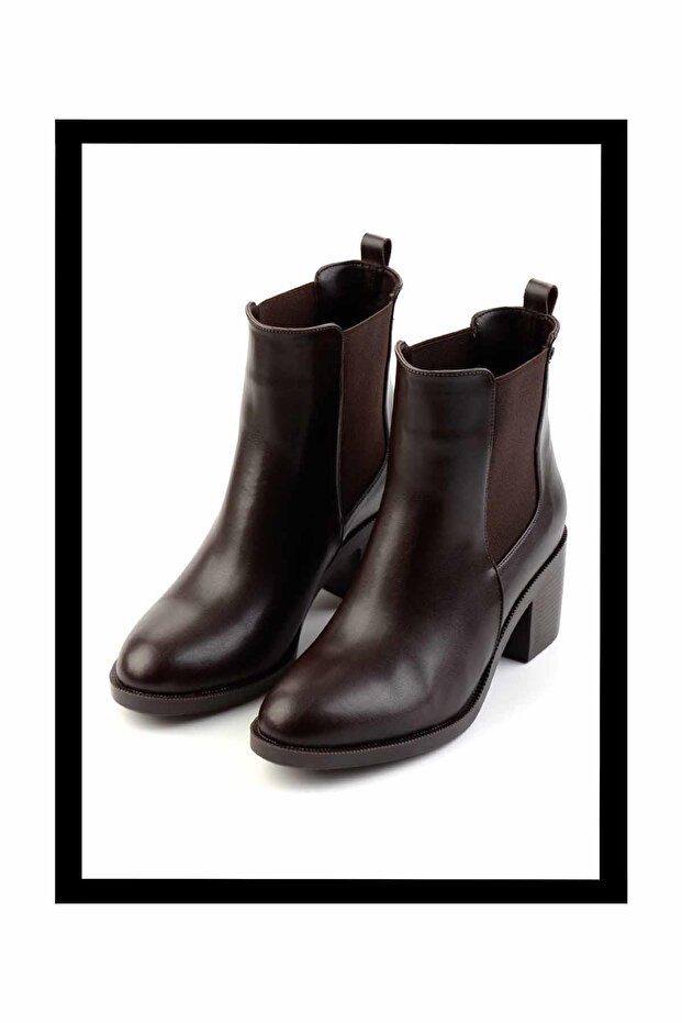 Kahve   Kadın Bot & Bootie K02826109009 - 1