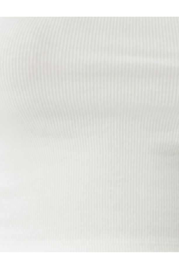 Crop Atlet Tek Omuz Pencere Detaylı Kolsuz - 6