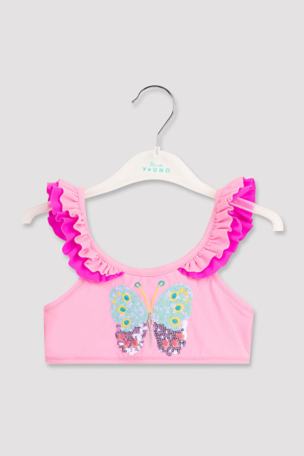 Devojčički bikini set sa leptirima - 2