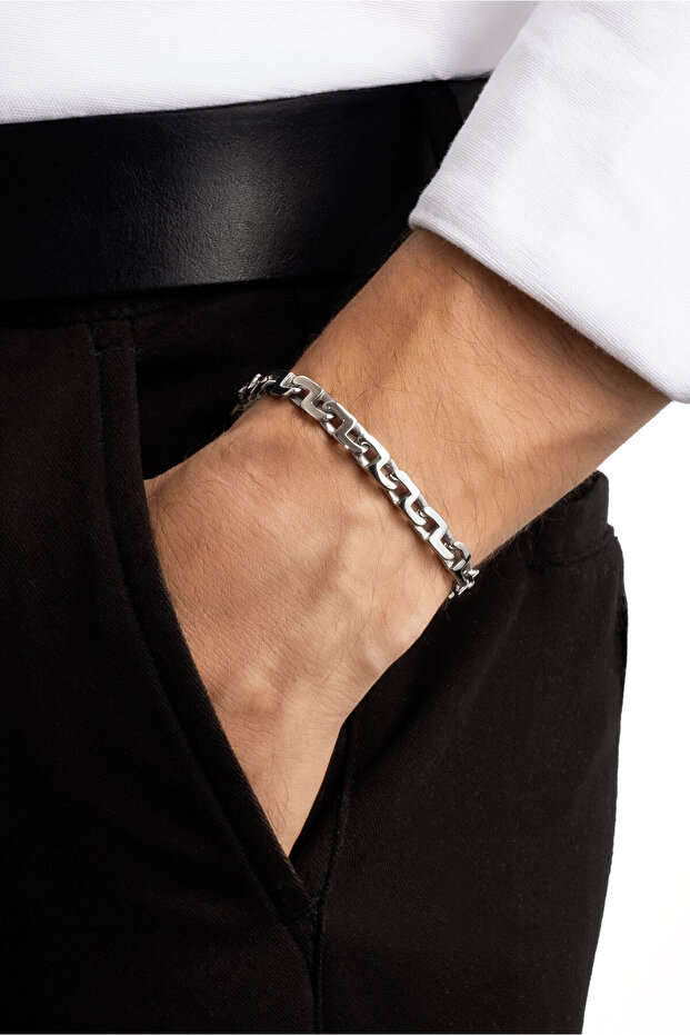 Gladyatör Çelik Erkek Bileklik - 4
