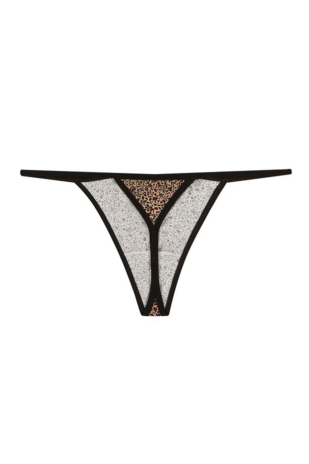 Leopard Floral 3lü String Külot - 5