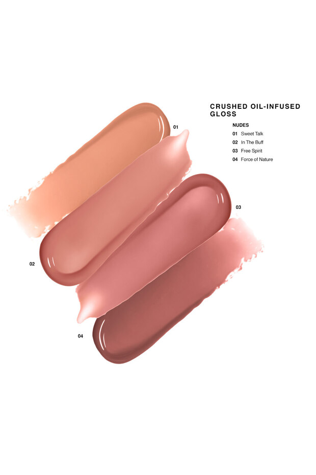 Crushed Oil-Infused Gloss - Botanik Yağ Kompleksli Nemlendirici Dudak Parlatıcısı - Force of Nature - 3