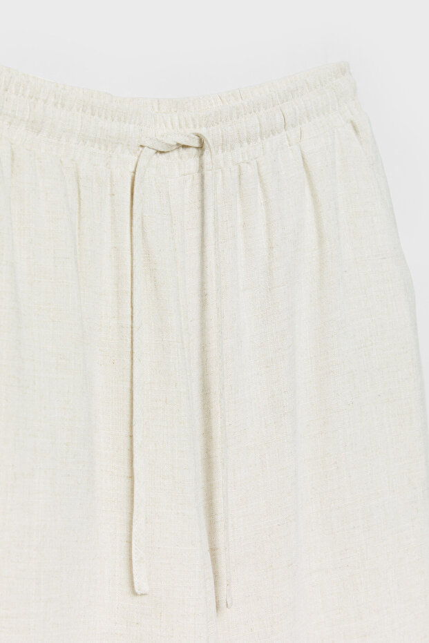 Linen blend culottes - 7