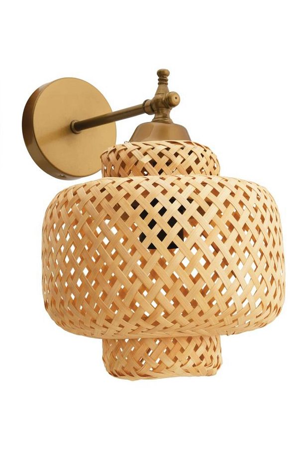 İstanbul Avize Rattan Eskitme Kasalı Bohem,İskandinav,Hasır Aplik - 4