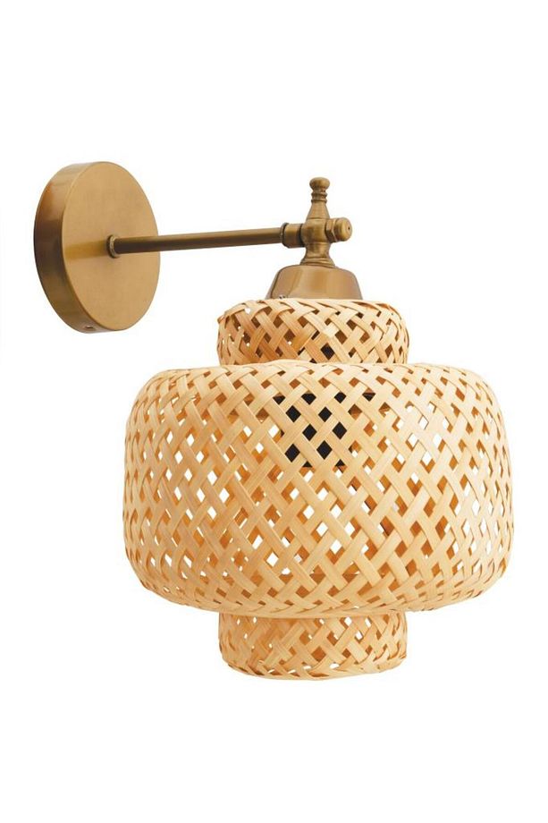 İstanbul Avize Rattan Eskitme Kasalı Bohem,İskandinav,Hasır Aplik - 2