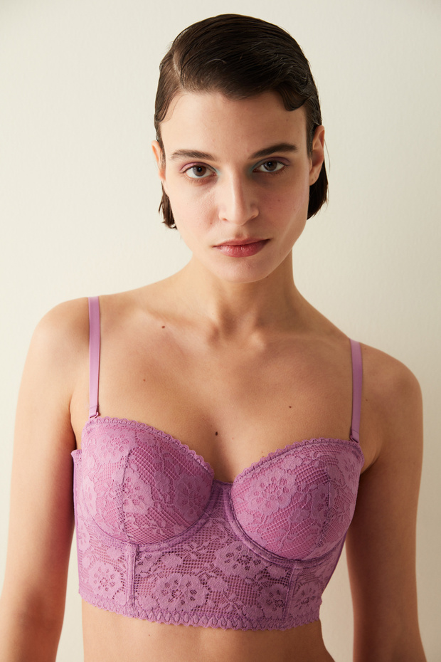 Bloom Dantel Detaylı Croplet - 1