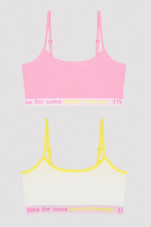 Girl's Tea Party 2-Piece Crop Top