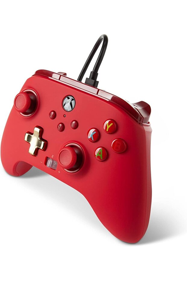 وحدة تحكم سلكية متطورة باللون الأحمر الجريء (Xbox One) - 5