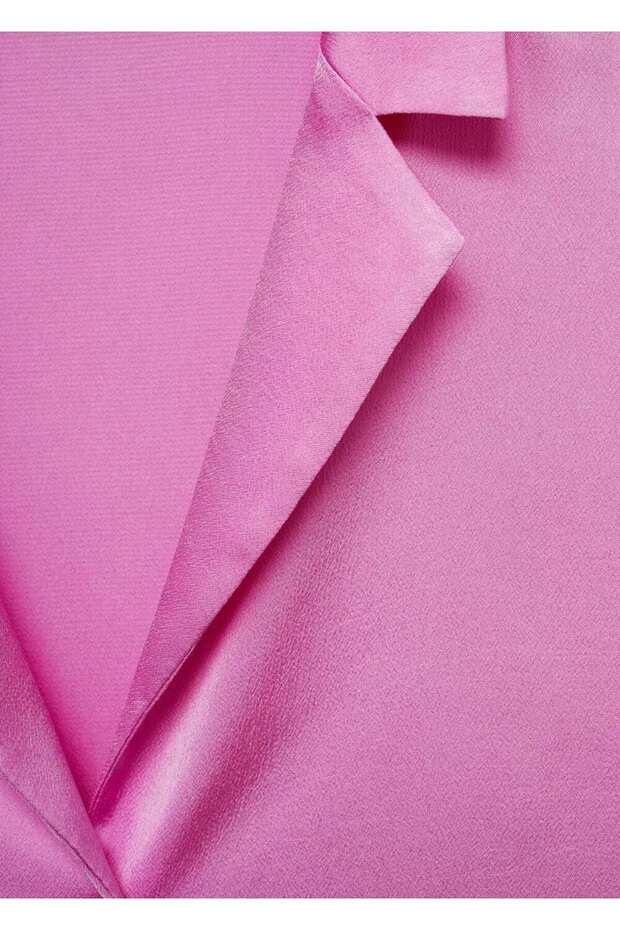 Saten dökümlü gömlek - 7