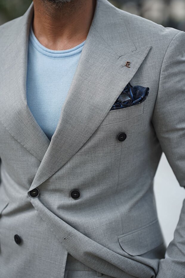 Kruvaze Takım Elbise - 5