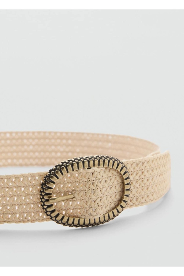 Doğal elyaf tokalı kemer - 1