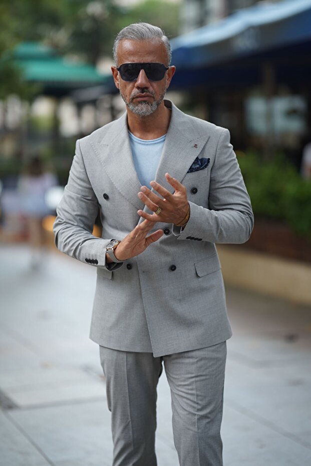 Kruvaze Takım Elbise - 3