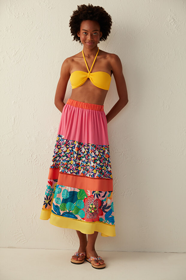 Basic Bandeau Bikini Üstü - 4