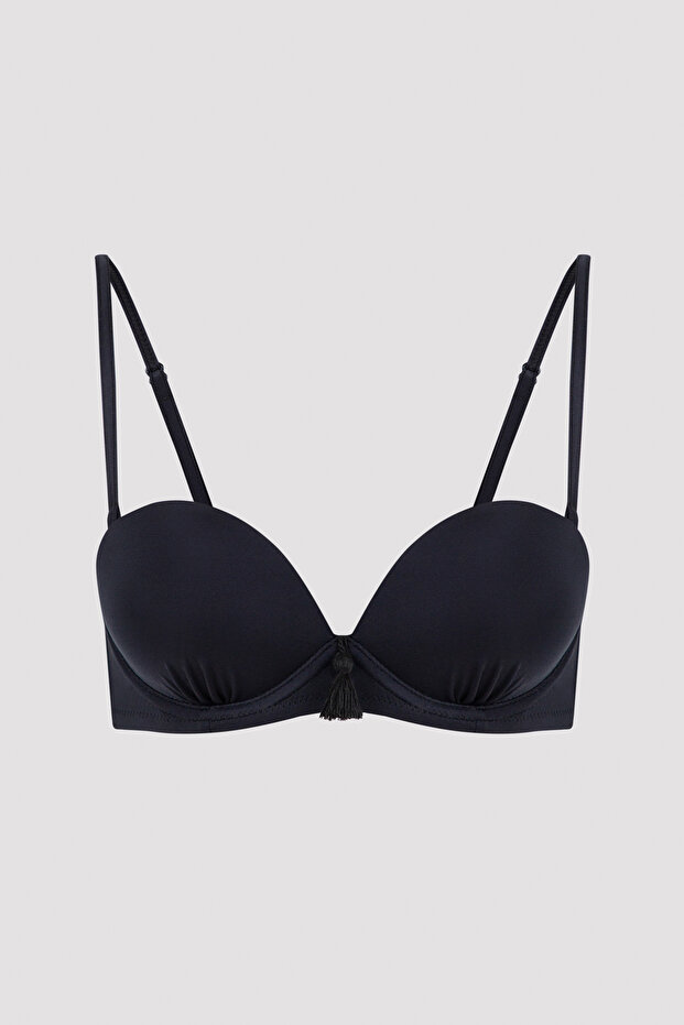 Μαύρο Basic Super Sexy Bikini Top - 5