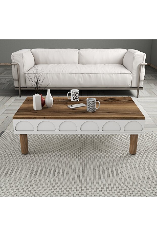 Bohem Orta Sehpa - Beyaz - 2