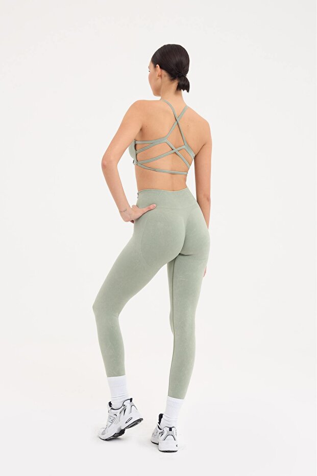 cervus Glowfit Spor Tayt Seamless Yüksek Bel Esnek Şekillendirici ve Toparlayıcı Tayt