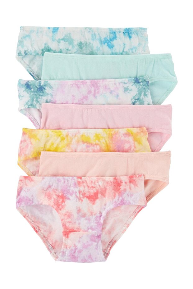 Kız Çocuk Külot Set 7'li Paket - 1