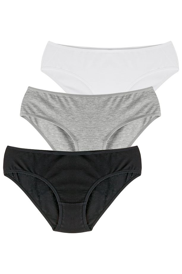 Çok Renkli 3'ü Slip Külot - 1