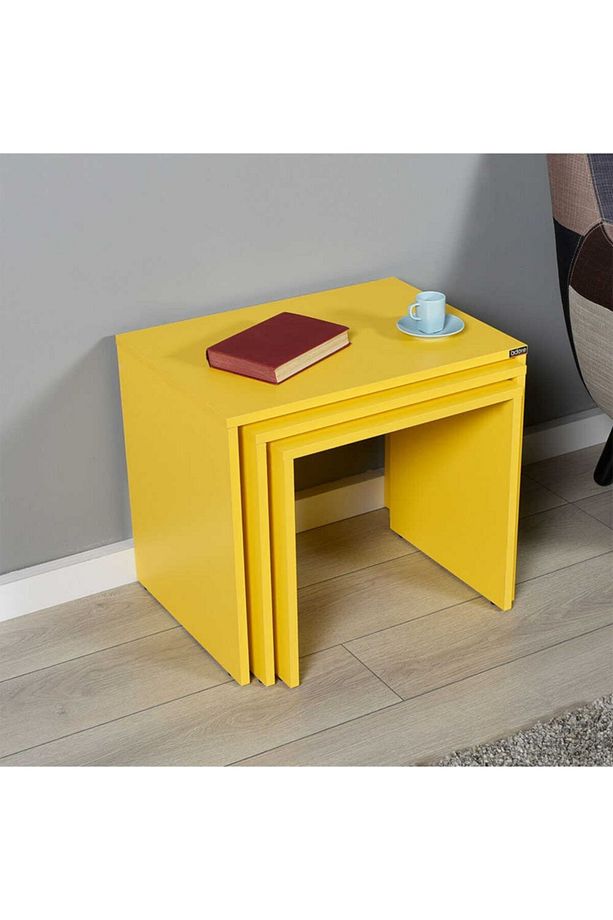 Trıple Zigon Sehpa Shp-103-hh-1 Sarı - 1