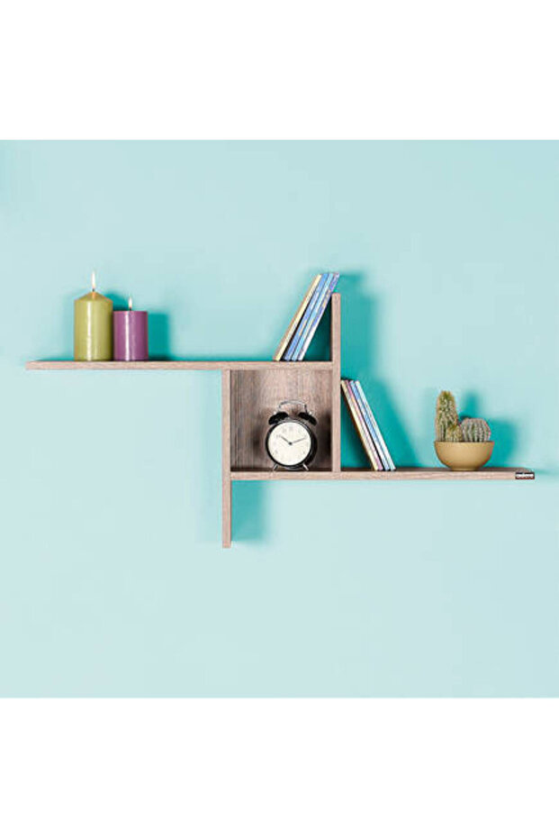 Plus Dekoratif Duvar Rafı - Latte - 8
