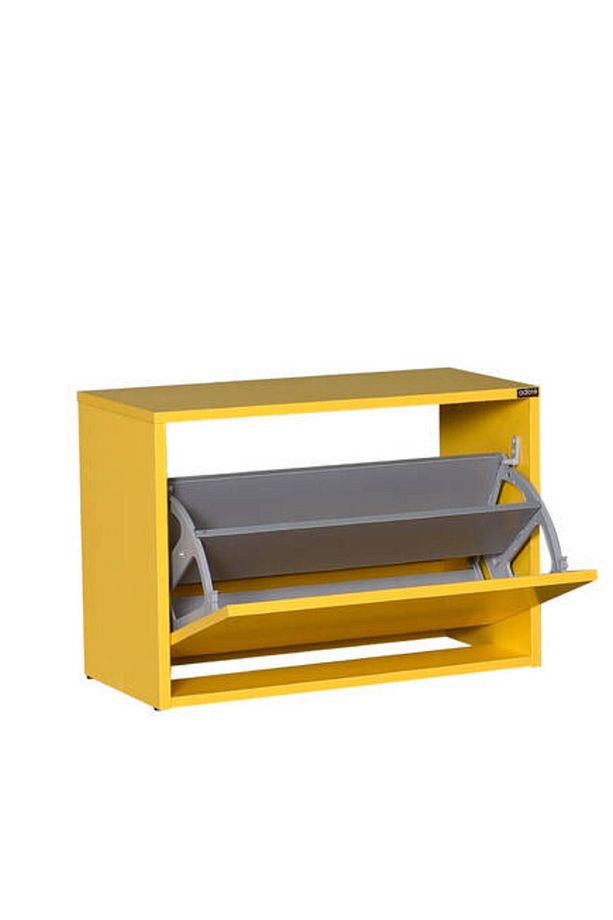 New Step Oturaklı Ayakkabılık - Sarı - 8
