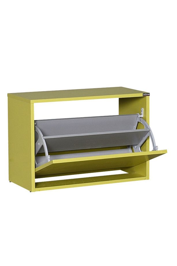 Step Oturaklı Ayakkabılık-yeşil 60x42x30 Cm (GXYXD) - 2