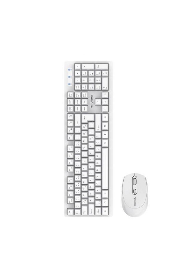 TMK-01 Beyaz Kablosuz Q Klavye Ve Mouse Seti - 4