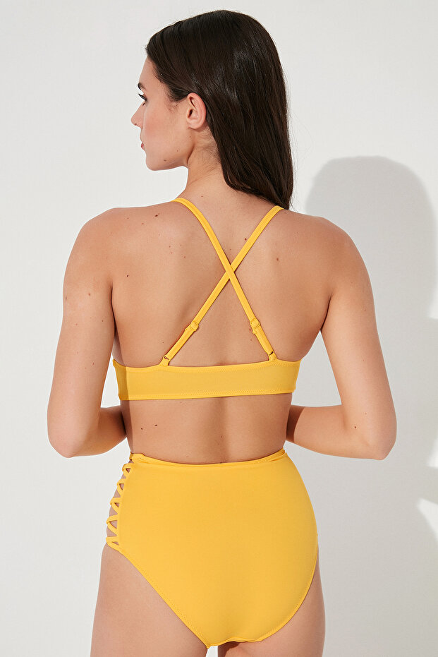 Γυναικείο κίτρινο Basic Bralette - 4