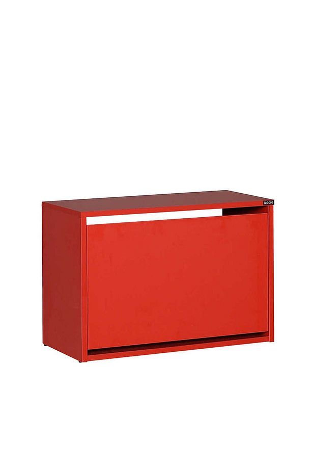 Step Oturaklı Ayakkabılık-kırmızı 60x42x30 Cm (gxyxd) - 3
