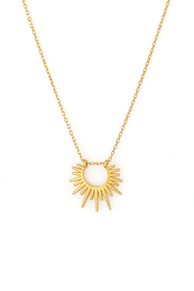 Beatiful Güneş Gümüş Kolye - 1