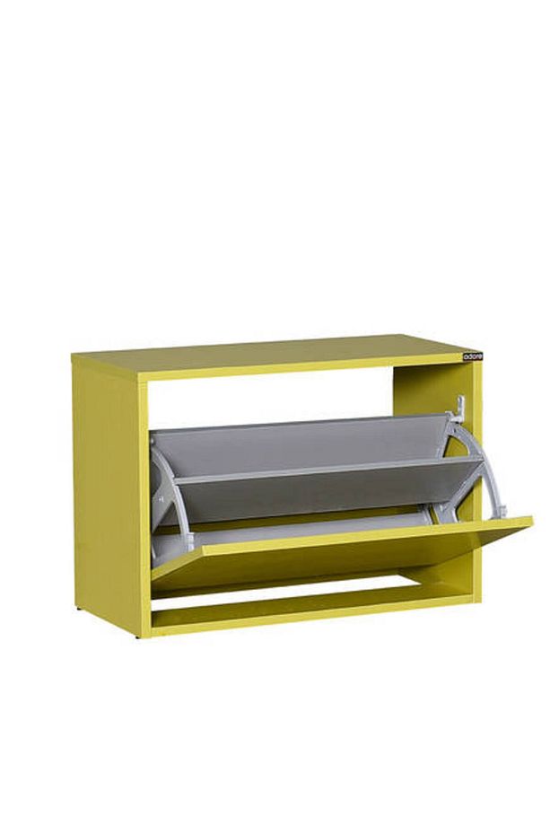 Step Oturaklı Ayakkabılık-yeşil 60x42x30 Cm (GXYXD) - 4
