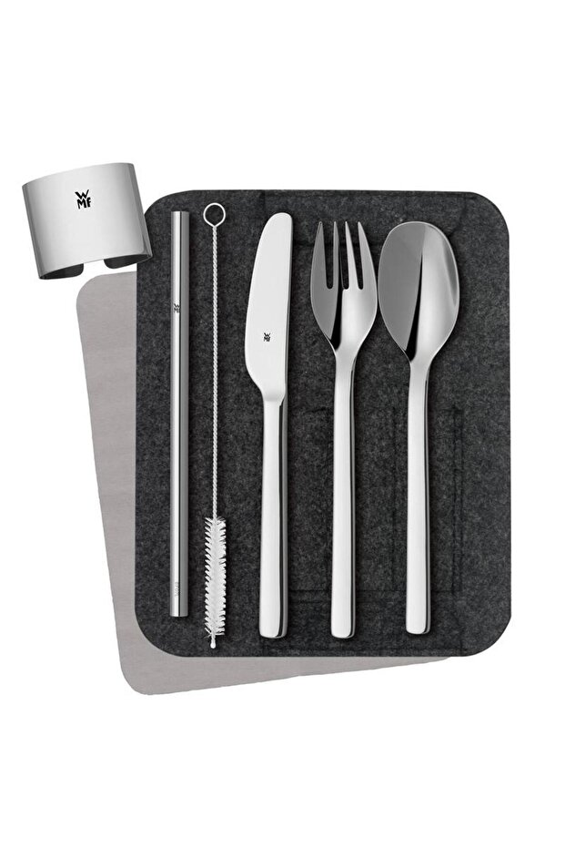 My To Go Çelik Kişisel Çatal Kaşık Bıçak Seti - 4