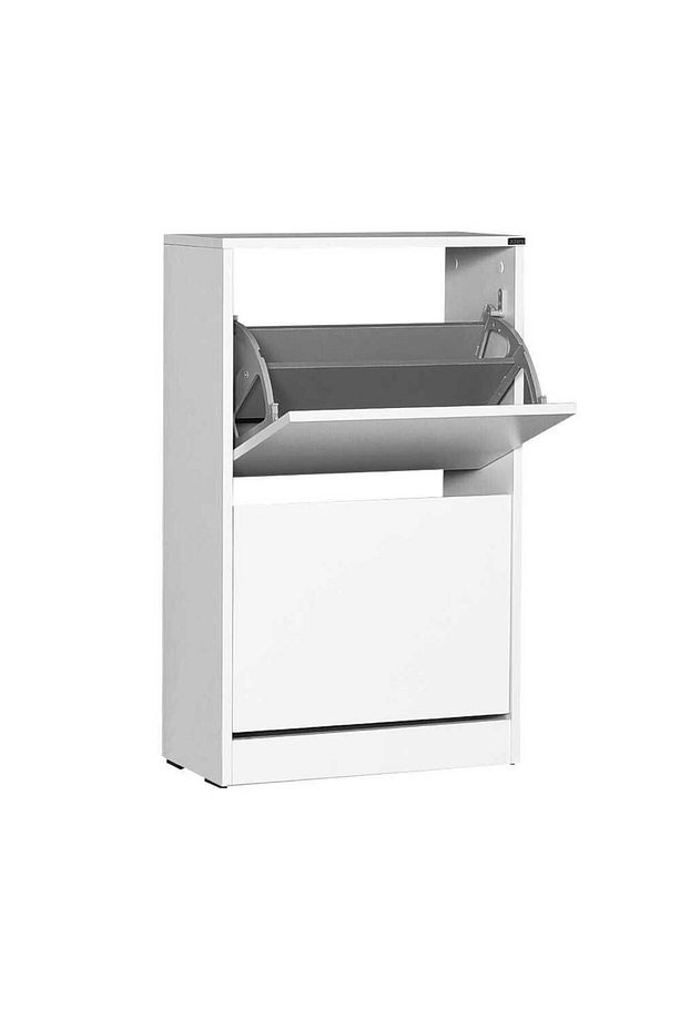 Flat Duo 2 Katlı Ayakkabılık Dolabı - Beyaz - 3