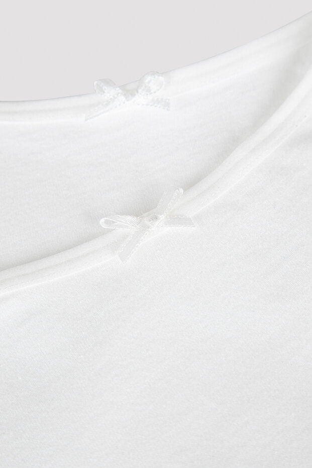 Kız Çocuk Organic Basic 2li Atlet - 1