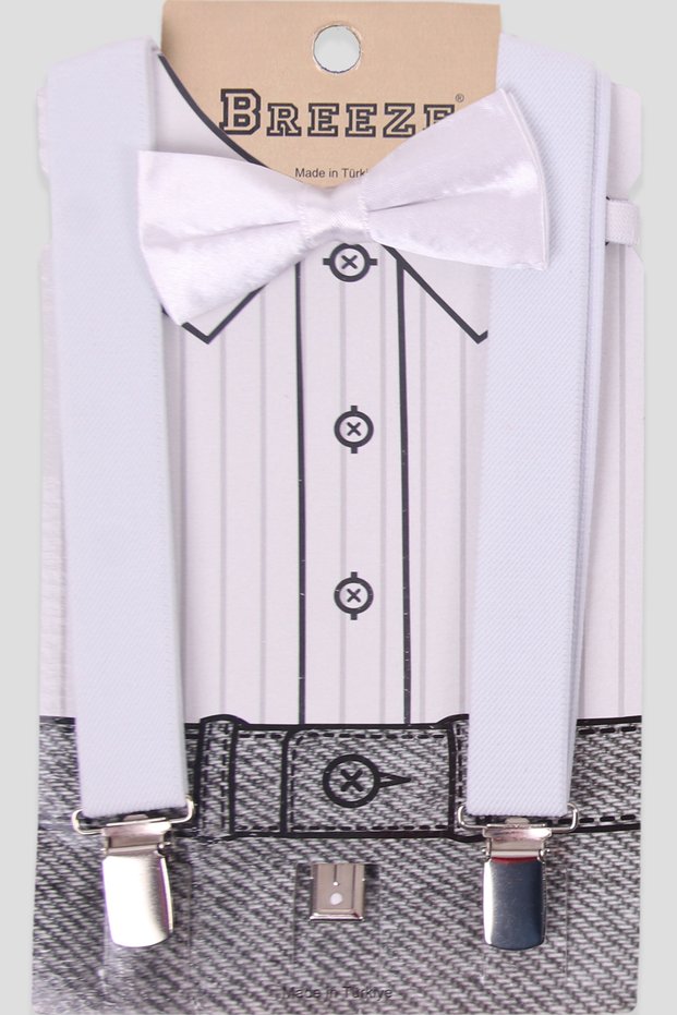 Children's Trouser Suspenders and Bow Tie