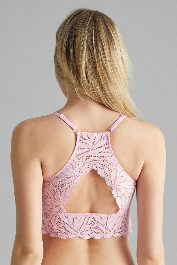 Pembe Gardenya Bralet - 3