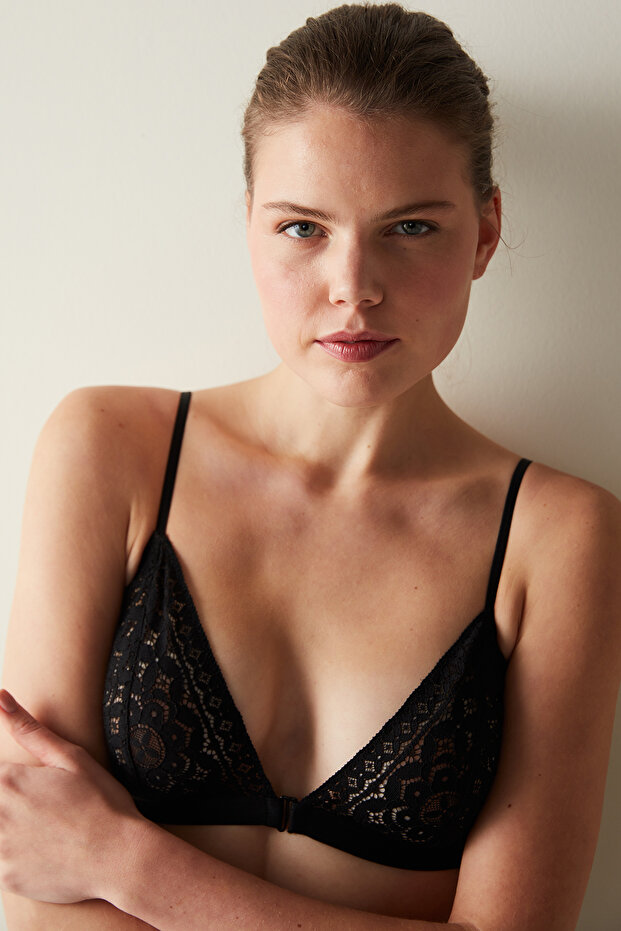 Triangle Siyah Sütyen - 4