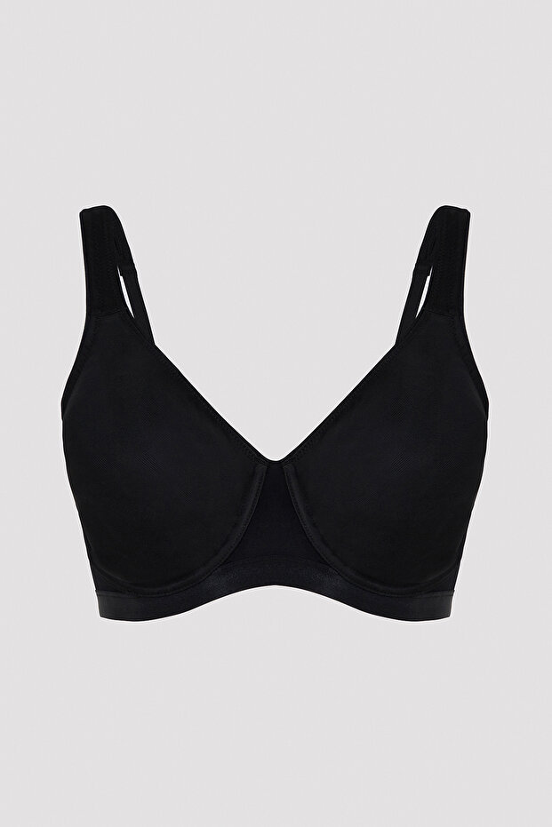 Magnolia Nude Black Bra