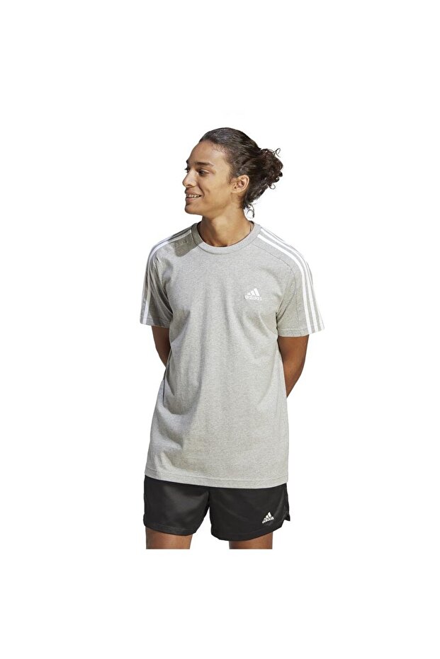 Essentials Single Jersey 3-stripes Tişört - 3