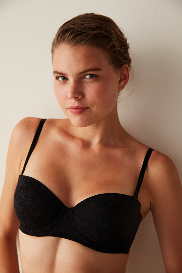 Μαύρο Bloom Underwire σουτιέν - 3