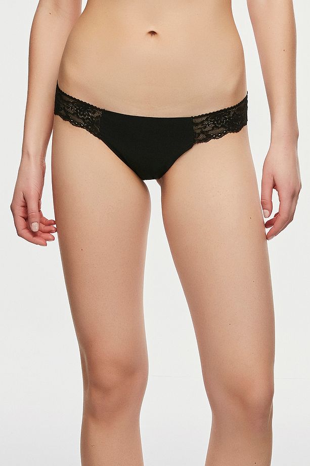 Smooth Lace Brazilian Külot - 1