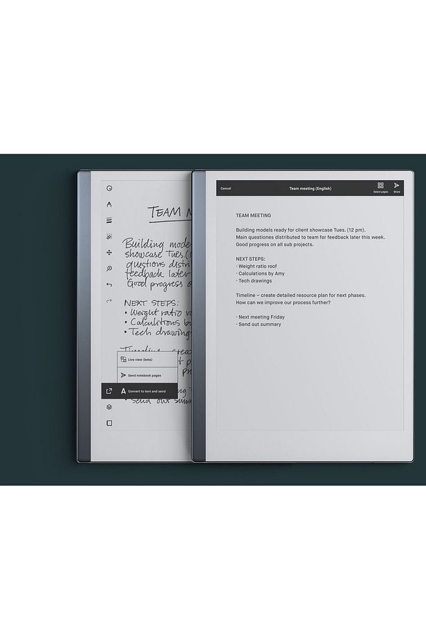 2 Paper Tablet + Marker Kalem (Silgisiz) - 7