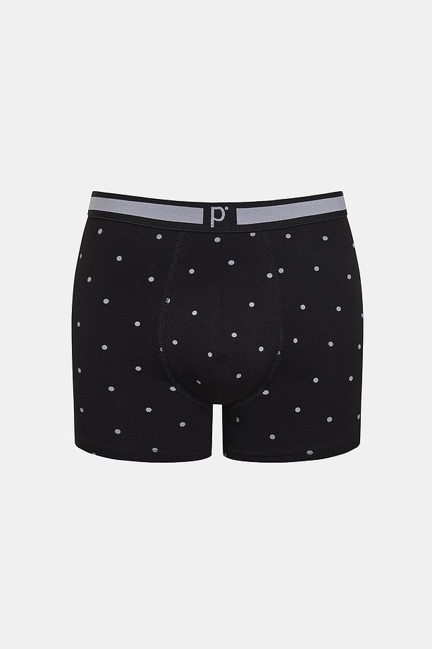 Dots Patterned Çok Renkli 3lü Boxer - 4