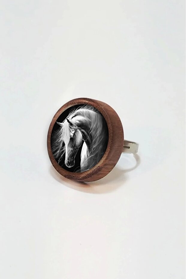 Horse Wooden Ring