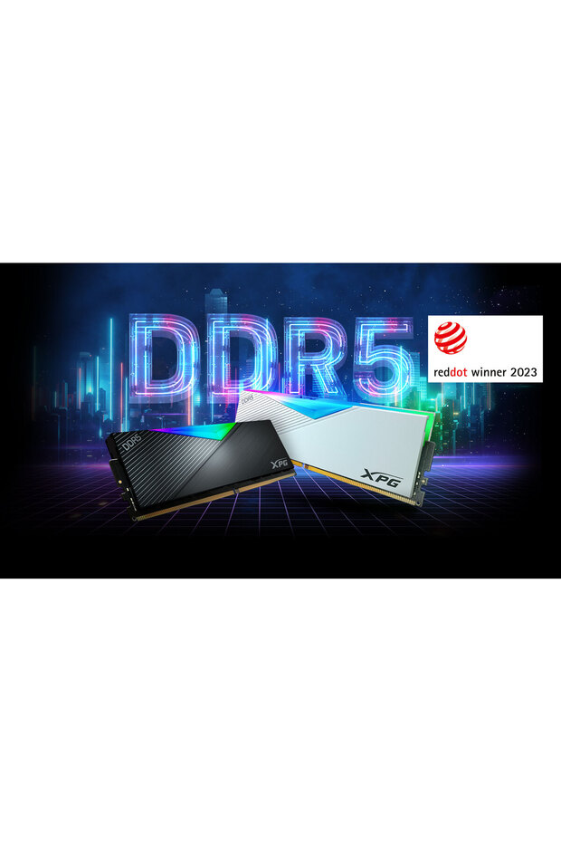 AX5U6400C3216G-CLARBK 16GB (Tek Parça) 6400Mhz DDR5 XPG LANCER RGB BLACK PC Bellek - 1
