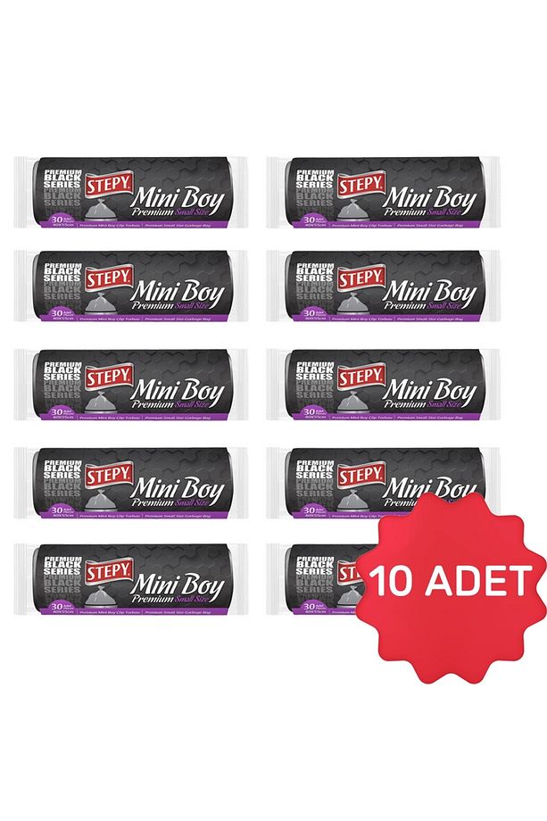 40*50 Mini Çöp Poşeti Siyah X 10 Adet - 1