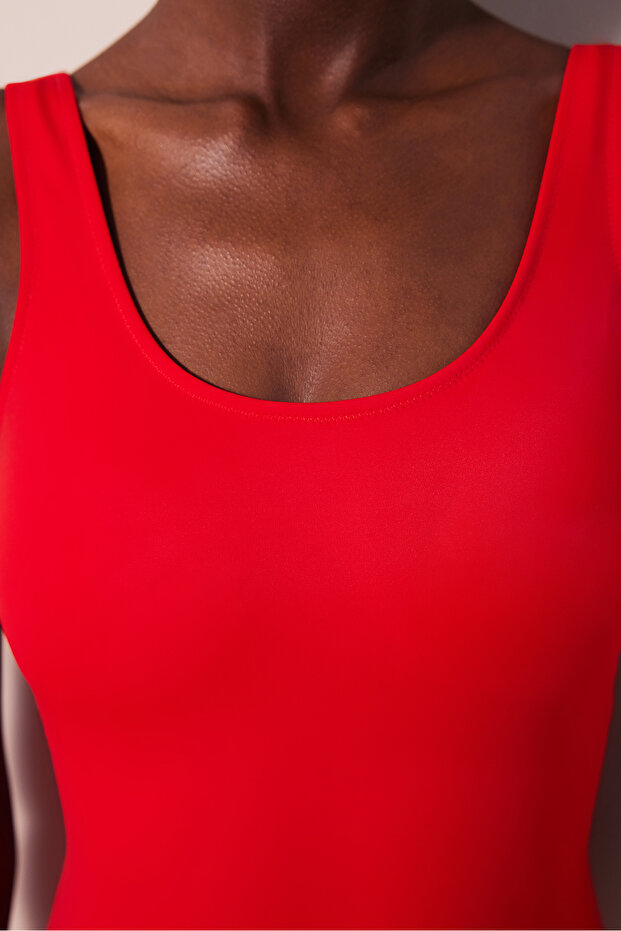 Basic Spor Kırmızı Mayo - 4