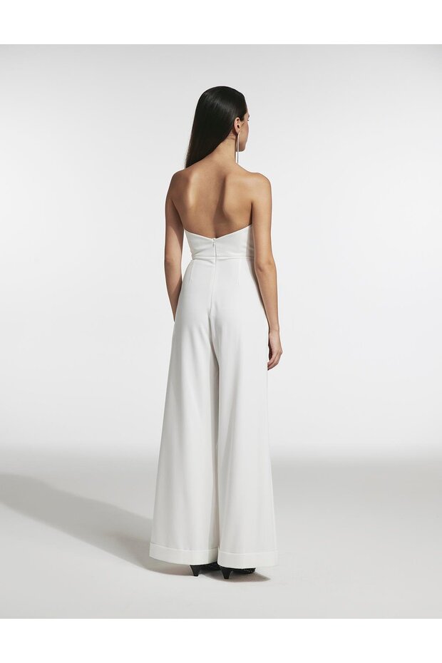 Malone Kadın Ekru Tulum - 7