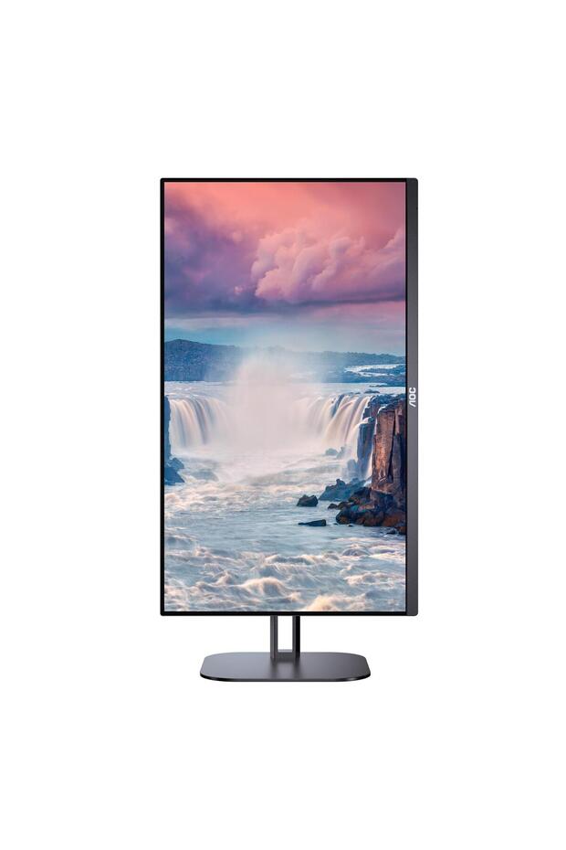 24V5C/BK 23.8" 75Hz 1Ms HDMI+DP+USB-C FullHD FreeSync IPS Pivot Vesa Monitör - 4