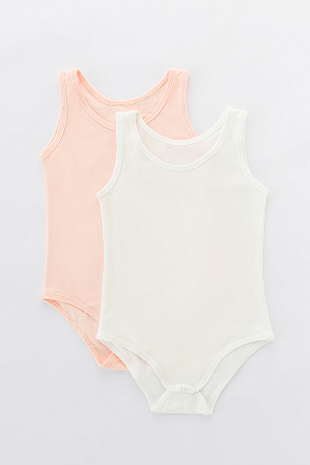 Kız Çocuk Basic 2li Bodysuit - 1